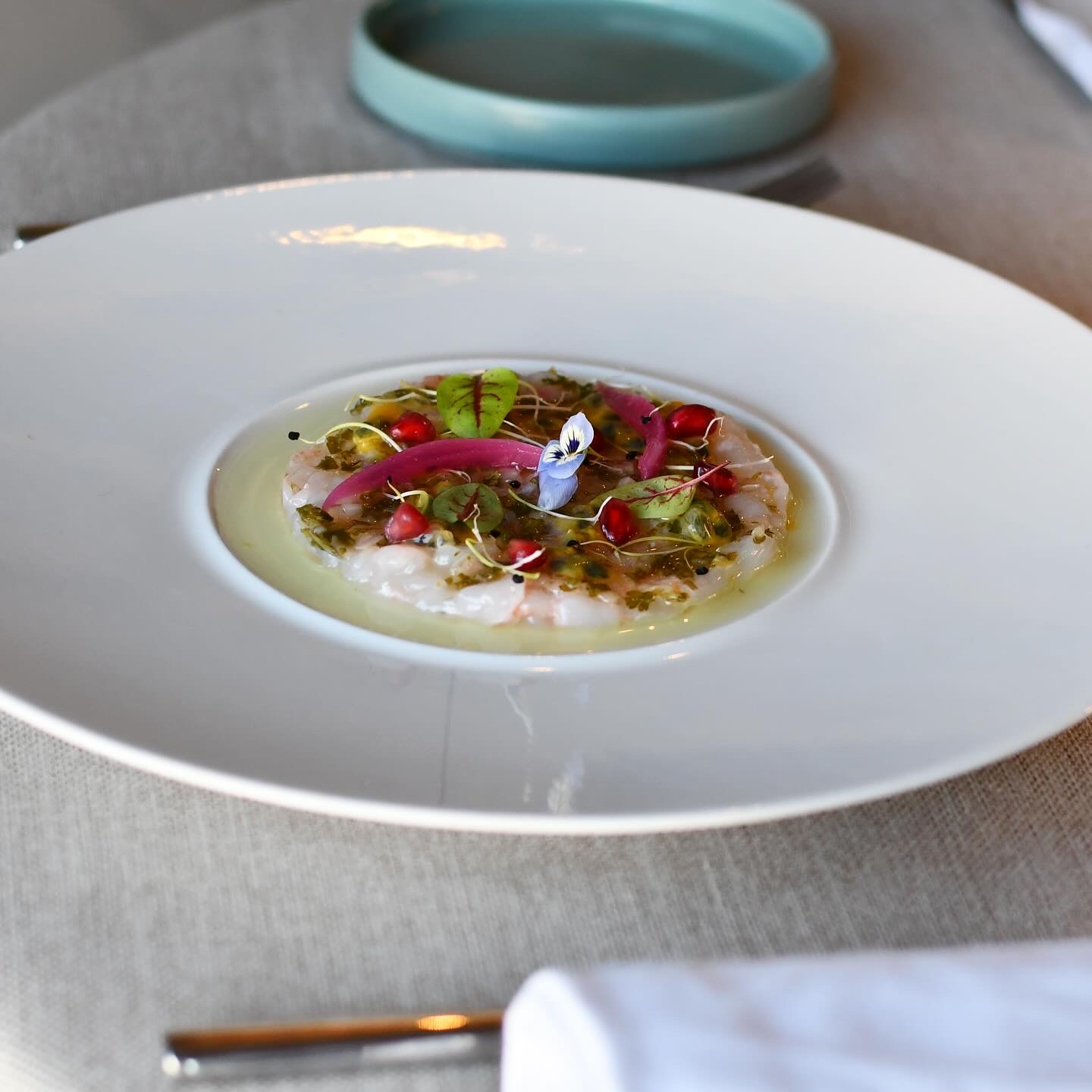 Cuisine gastronomique du Cheval Blanc – menu Découverte